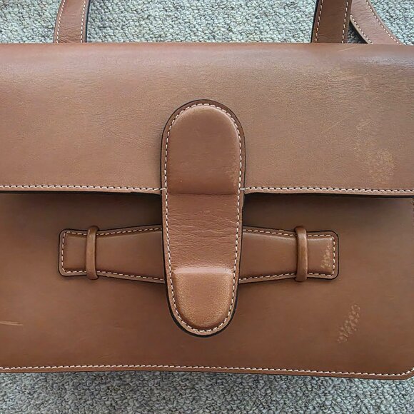 Authentic Céline by Phoebe PhiloNatural Calfskin Medium Symmetrical Bag Tan - Picture 2 of 16